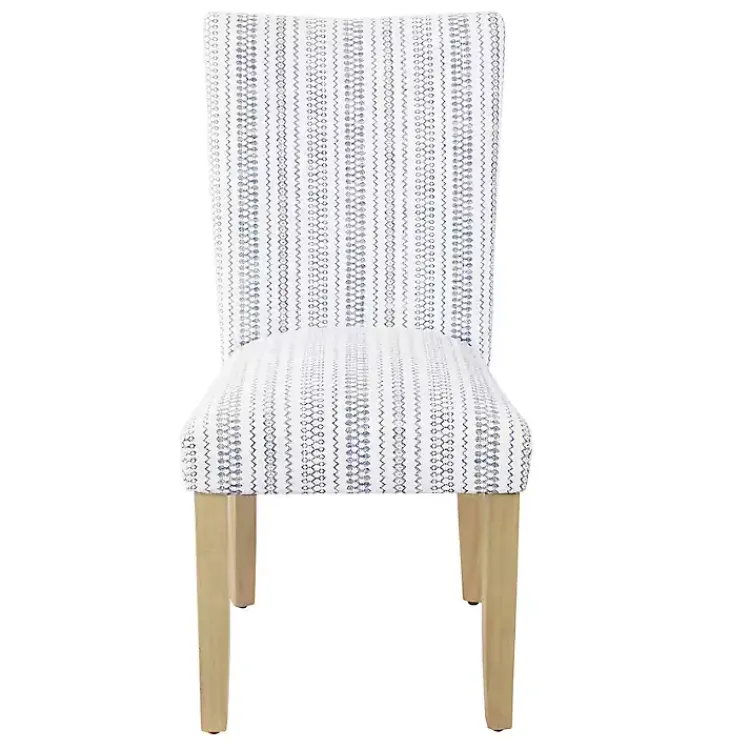 Kirklands Home Dining Chairs|Farmhouse Stripes Highback Dining Chairs, Set of 2