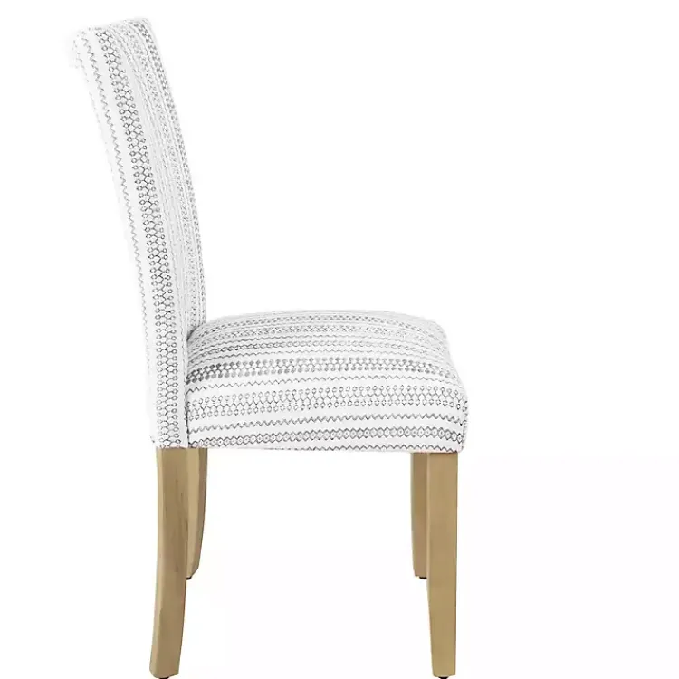 Kirklands Home Dining Chairs|Farmhouse Stripes Highback Dining Chairs, Set of 2