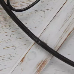 Kirklands Home Clocks|Farmstead Wooden Barn Door Clock White