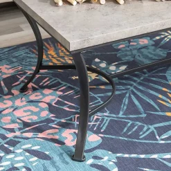 Kirklands Home Coffee Tables|Faux Concrete 3-pc. Coffee & Side Table Set Tan