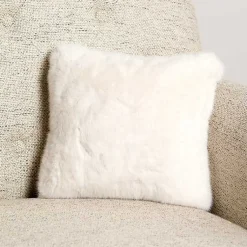 Discount Faux Fur Monogram K Pillow Pillows
