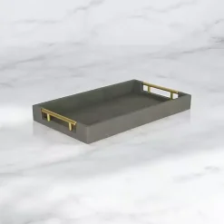 Online Faux Leather Tray Decorative Trays