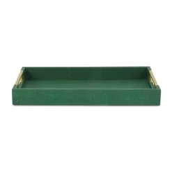 Faux Leather Tray Decorative Trays