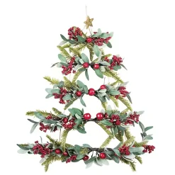 Discount Faux Tiered Wall Christmas Tree Christmas Art & Wall Decor