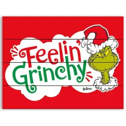 Feelin' Grinchy Wall Plaque Christmas Art & Wall Decor