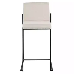 Kirklands Home Bar Stools & Counter Height Stools|Fiji Beige Upholstered Counter Stools, Set of 3 Tan