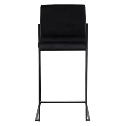 Kirklands Home Bar Stools & Counter Height Stools|Fiji Velvet Counter Stools, Set of 3 Black