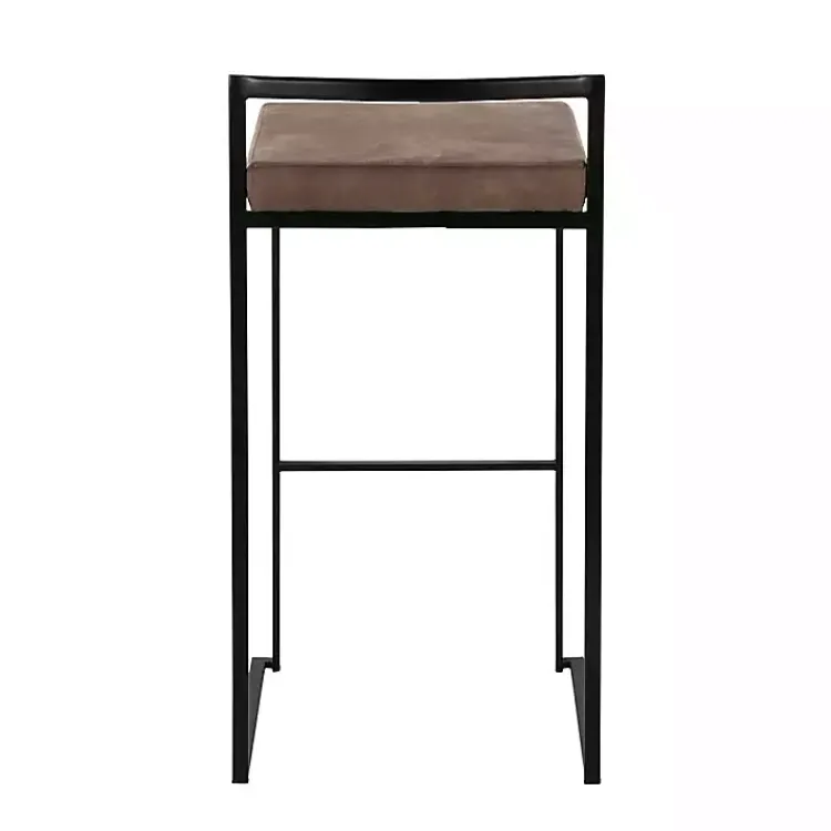 Kirklands Home Bar Stools & Counter Height Stools|Fiji Stackable Bar Stools, Set of 2 Brown