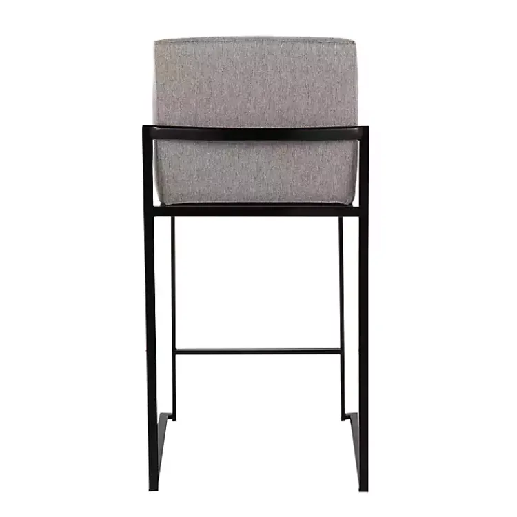 Kirklands Home Bar Stools & Counter Height Stools|Fiji Upholstered Counter Stools, Set of 3 Gray