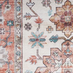 Kirklands Home Area Rugs|Fiona Vintage Bordered Runner, 2x7