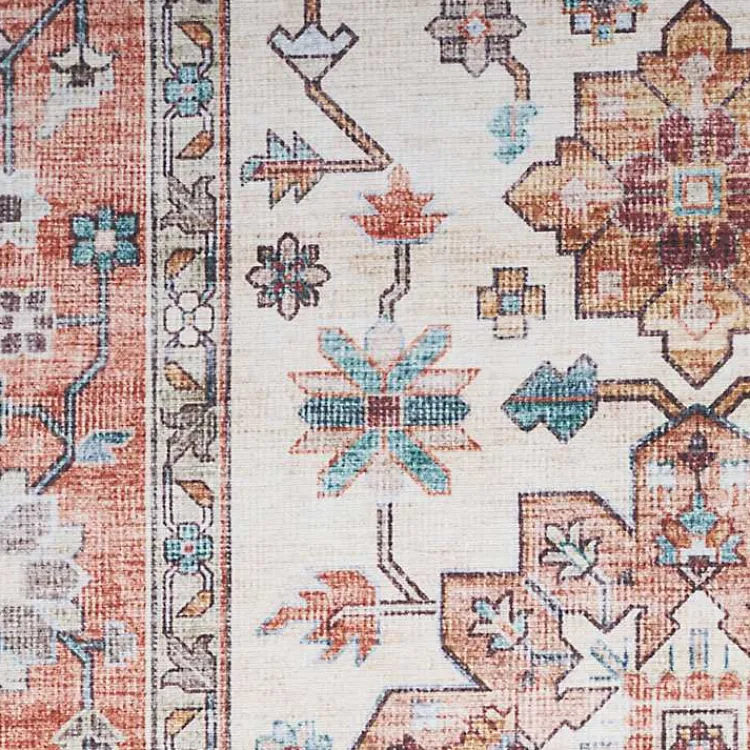 Kirklands Home Area Rugs|Fiona Vintage Bordered Runner, 2x7