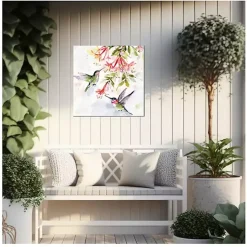 Kirklands Home Outdoor Wall Decor|Flit and Flitter Outdoor Canvas Art Print