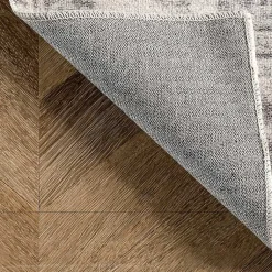 Kirklands Home Area Rugs|Flo Vintage Medallion Washable Area Rug, 5x8 Gray