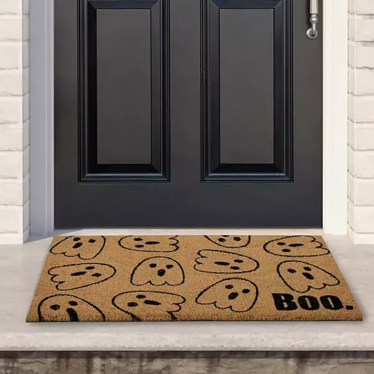 Kirklands Home Doormats|Floating Ghosts Boo Coir Doormat