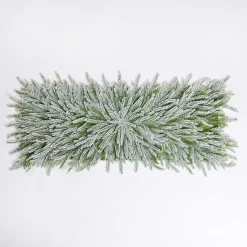 Discount Flocked Norfolk Pine Table Topper Christmas Dining & Entertaining