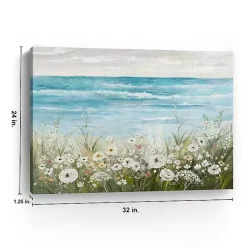 Kirklands Home Canvas Art|Floral Coast Canvas Art Print, 32x24 in.