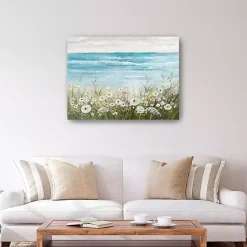 Kirklands Home Canvas Art|Floral Coast Canvas Art Print, 40x30 in.