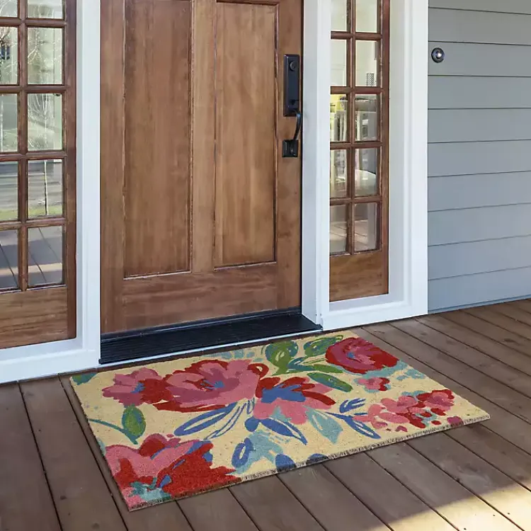 Kirklands Home Doormats|Floral Doormat Multi