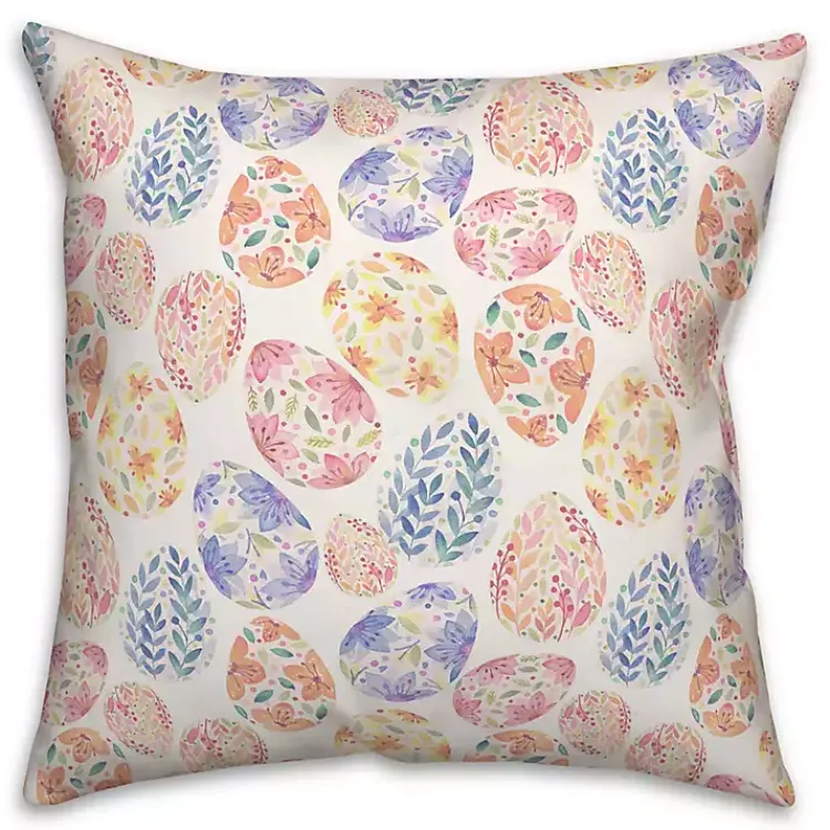 Discount Floral Easter Eggs Pillow Easter Decorations