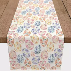 Floral Easter Eggs Table Runner, 72 in. Easter Decorations