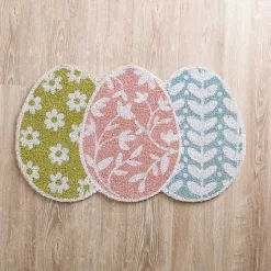 Kirklands Home Doormats|Floral Eggs Coir Doormat