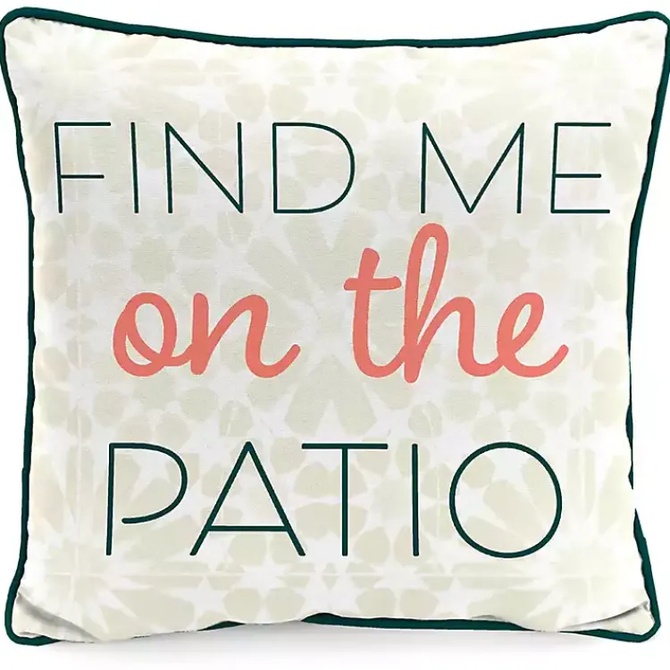 Kirklands Home Outdoor Cushions & Pillows|Floral Find Me on the Patio Outdoor Pillow