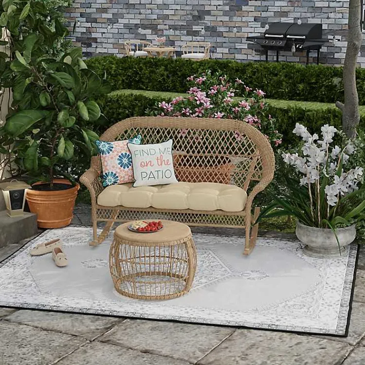Kirklands Home Outdoor Cushions & Pillows|Floral Find Me on the Patio Outdoor Pillow