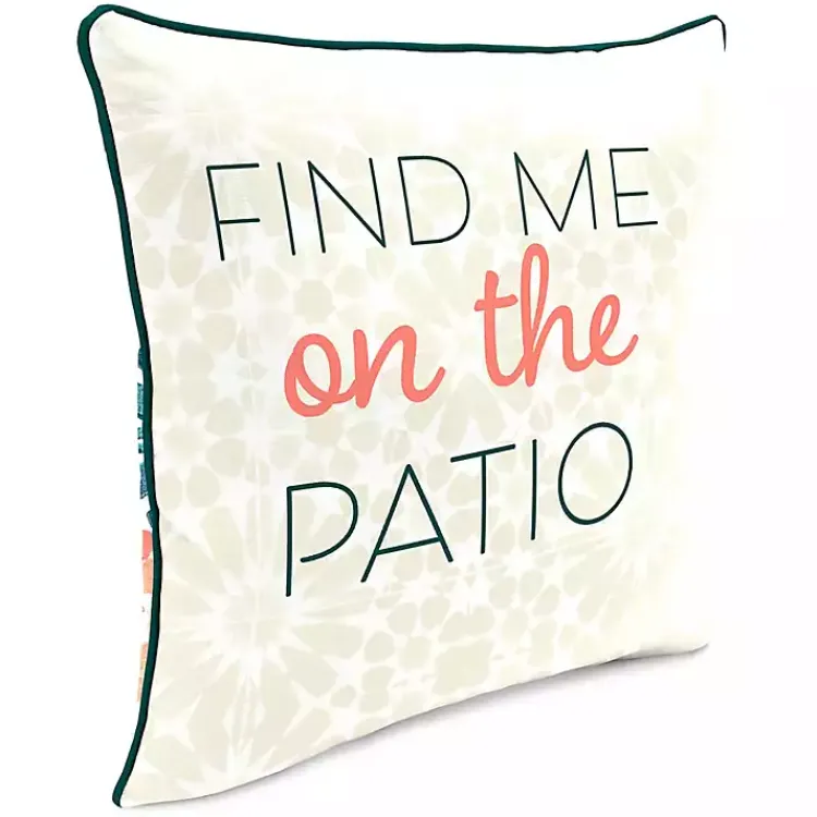 Kirklands Home Outdoor Cushions & Pillows|Floral Find Me on the Patio Outdoor Pillow