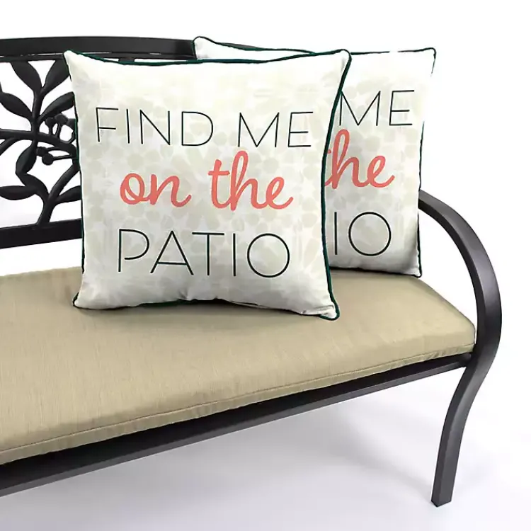 Kirklands Home Outdoor Cushions & Pillows|Floral Find Me on the Patio Outdoor Pillow