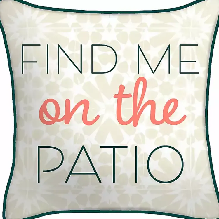 Kirklands Home Outdoor Cushions & Pillows|Floral Find Me on the Patio Outdoor Pillow