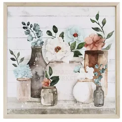 Kirklands Home Framed Art|Floral Vase Table Framed Art Print