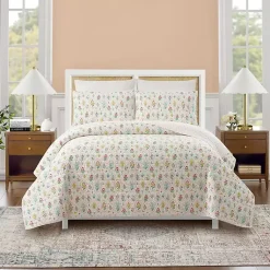 Kirklands Home Quilts|Floral Wallpaper 3-pc. Full/Queen Quilt Set