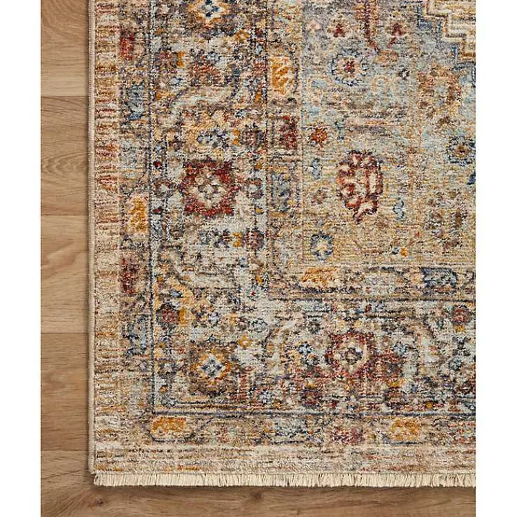 Kirklands Home Area Rugs|Florence Sunset Medallion Area Rug, 6x9