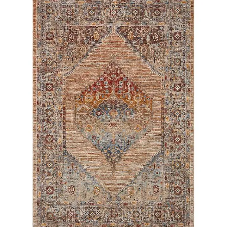 Kirklands Home Area Rugs|Florence Sunset Medallion Area Rug, 7x10