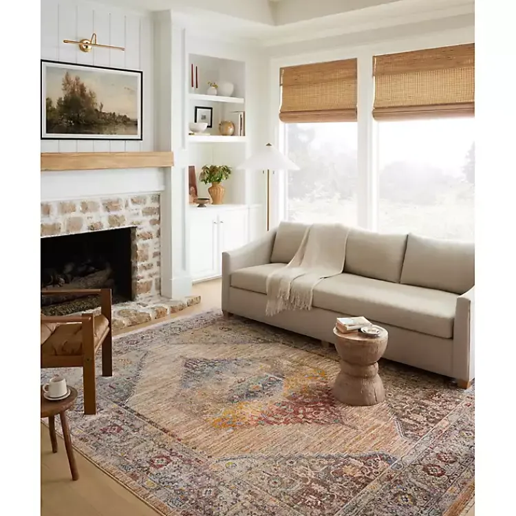 Kirklands Home Area Rugs|Florence Sunset Medallion Area Rug, 7x10