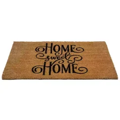 Kirklands Home Doormats|Flourish Script Home Sweet Home Coir Doormat