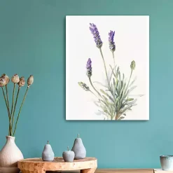 Kirklands Home Canvas Art|Floursack Lavender III Linen Canvas Art Print