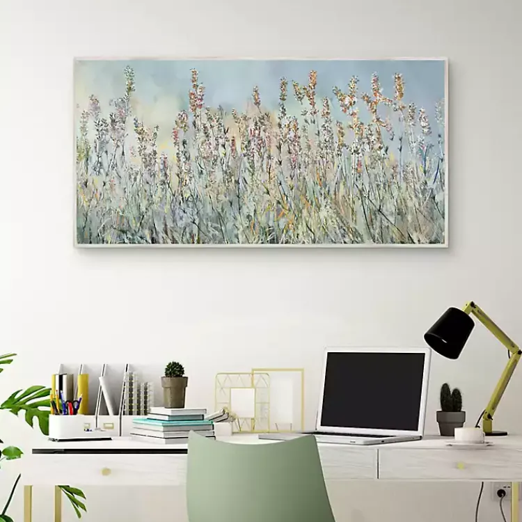 Kirklands Home Canvas Art|Flowering Fields Framed Canvas Art Print