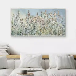 Kirklands Home Canvas Art|Flowering Fields Framed Canvas Art Print