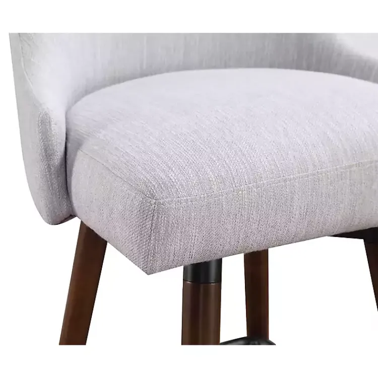 Kirklands Home Bar Stools & Counter Height Stools|Fog Mid-Century Modern Swivel Counter Stool Gray