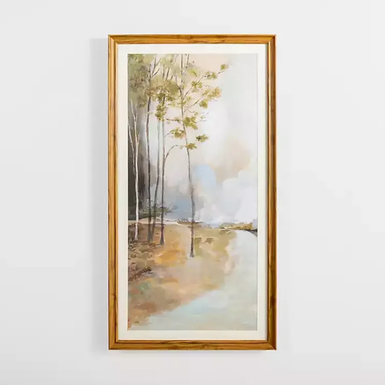 Kirklands Home Framed Art|Forest Path I Framed Art Print Multi