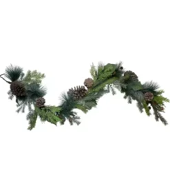 Hot Forest Pinecone and Cedar Garland Christmas Arrangements & Garland