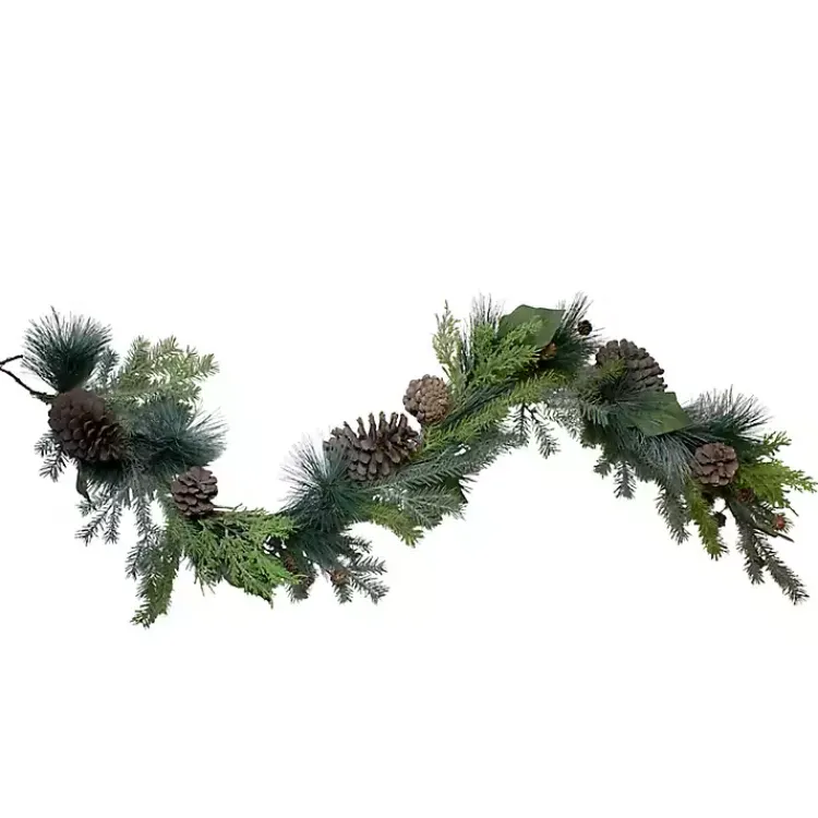 Hot Forest Pinecone and Cedar Garland Christmas Arrangements & Garland