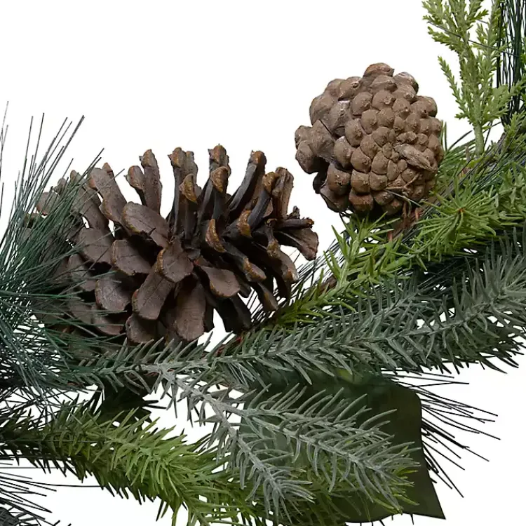Hot Forest Pinecone and Cedar Garland Christmas Arrangements & Garland