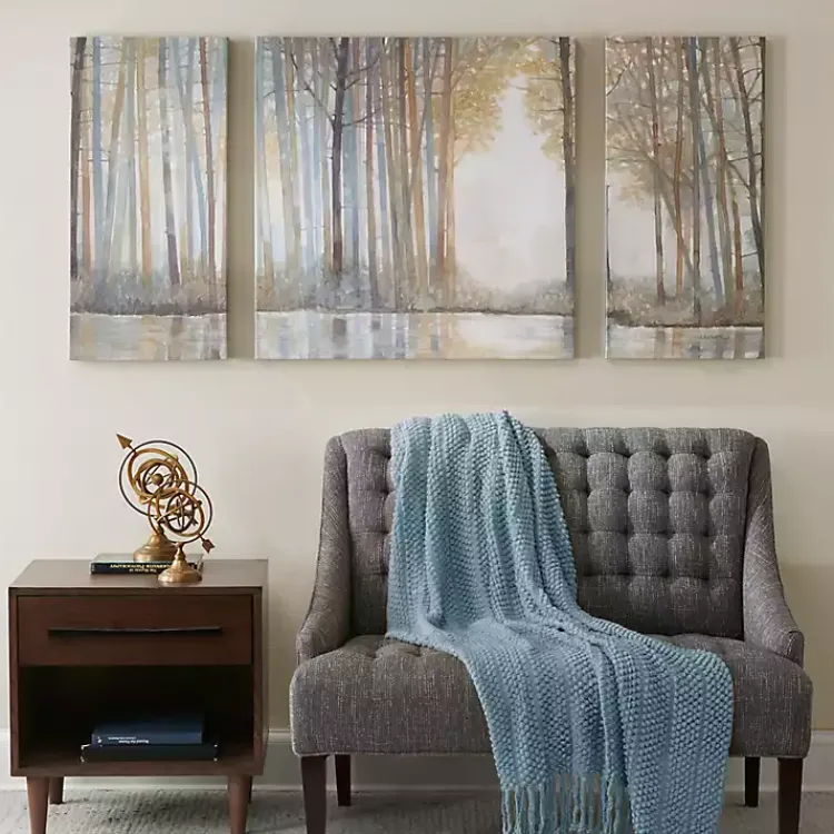 Kirklands Home Canvas Art|Forest Reflections Canvas Art Prints, Set of 3 Multi