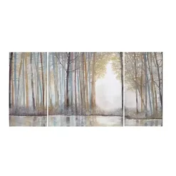 Kirklands Home Canvas Art|Forest Reflections Canvas Art Prints, Set of 3 Multi