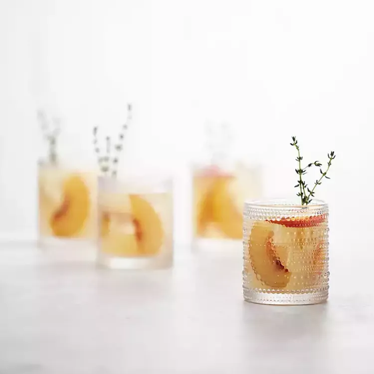 Kirklands Home Glassware & Drinkware|Fortessa Bead Short Glasses, Set of 6 Clear