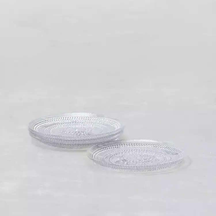 Kirklands Home Dinnerware|Fortessa Jupiter Salad Plates, Set of 4 Clear