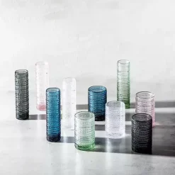 Kirklands Home Glassware & Drinkware|Fortessa Sage Jupiter Short Glasses, Set of 6 Green