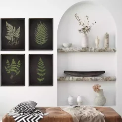 Kirklands Home Framed Art|Four Ferns Framed Art Prints, Set of 4